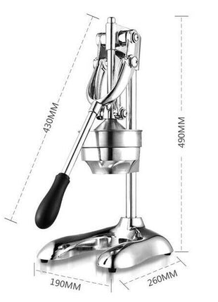 Stainless Steel Hand Press Orange Juice Maker